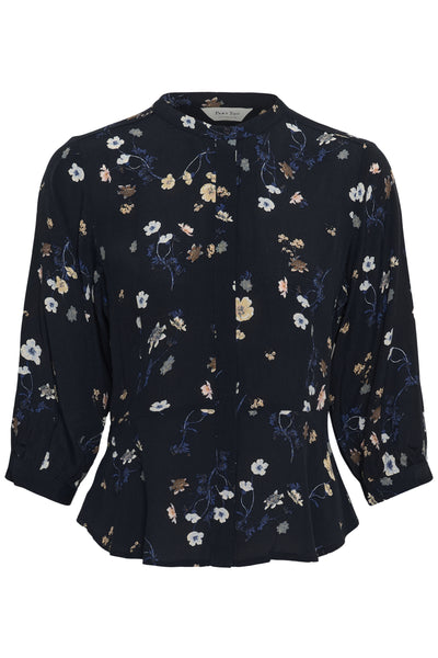 ConstantinaPW Shirt Dark Navy Botanical Flower - 3 - 30310806 Thumbnail