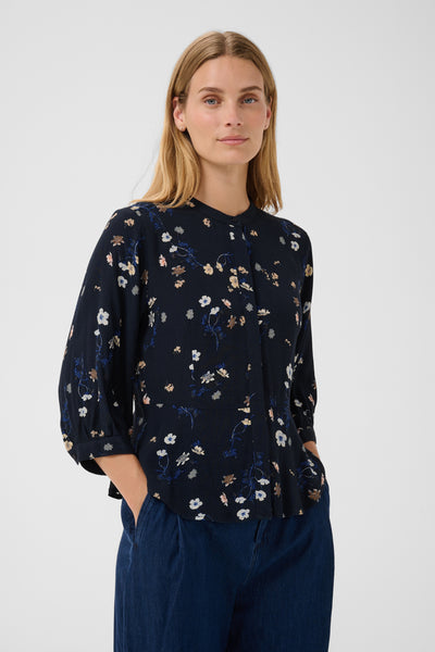 ConstantinaPW Shirt Dark Navy Botanical Flower - 3 - 30310806 Thumbnail