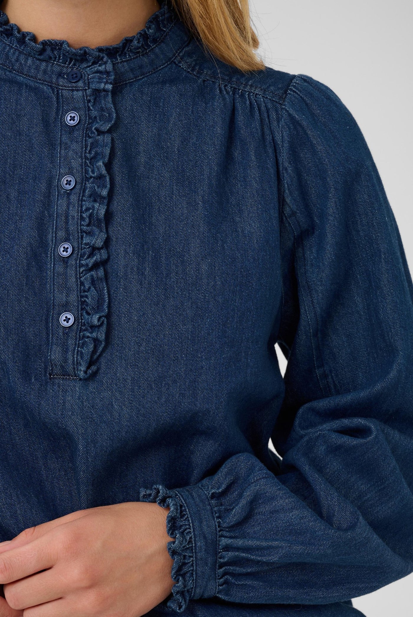 ChristencePW Shirt Medium Dark Blue Denim - 30015 - 30310813