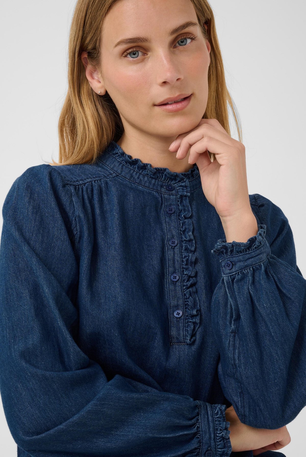 ChristencePW Shirt Medium Dark Blue Denim - 30015 - 30310813