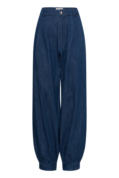 ChrisellePW Pants Medium Dark Blue Denim - 30015 - 30310814 Thumbnail
