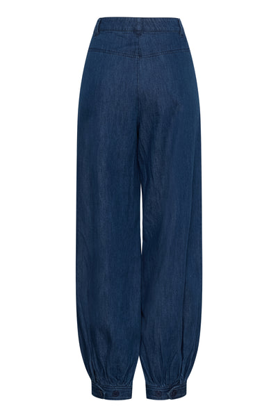 ChrisellePW Pants Medium Dark Blue Denim - 30015 - 30310814 Thumbnail