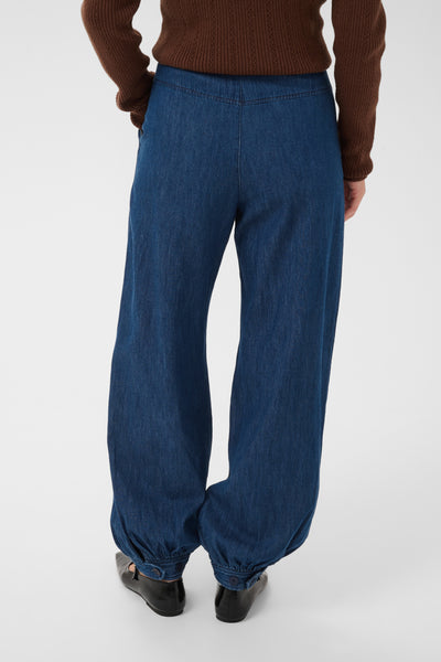 ChrisellePW Pants Medium Dark Blue Denim - 30015 - 30310814 Thumbnail