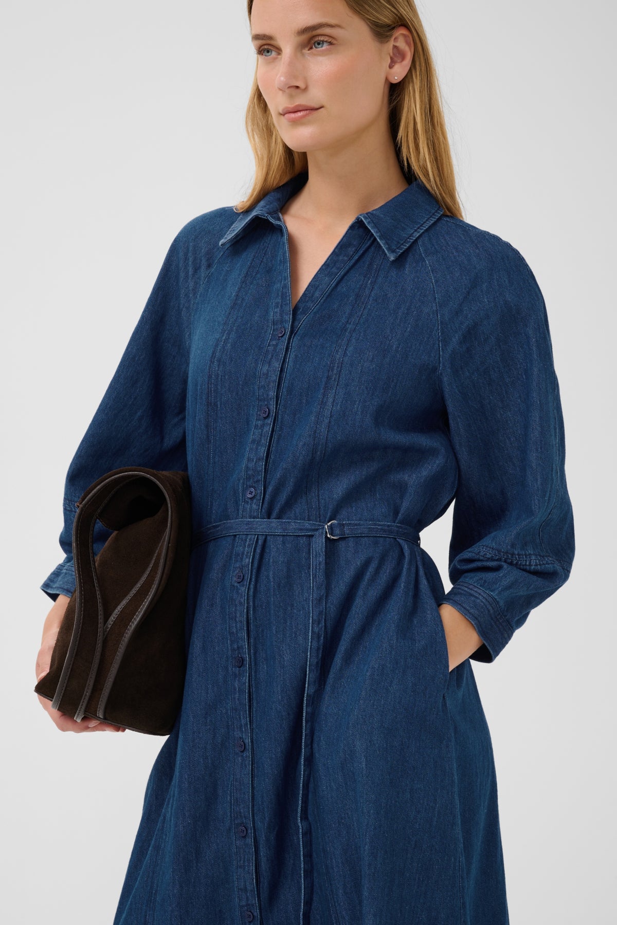 ChrestinaPW Dress Medium Dark Blue Denim - 30015 - 30310816