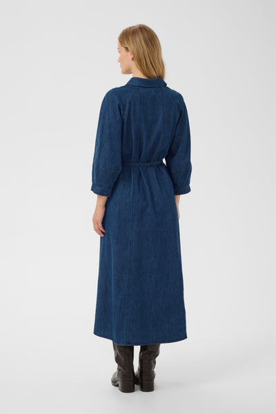 ChrestinaPW Dress Medium Dark Blue Denim - 30015 - 30310816 Thumbnail