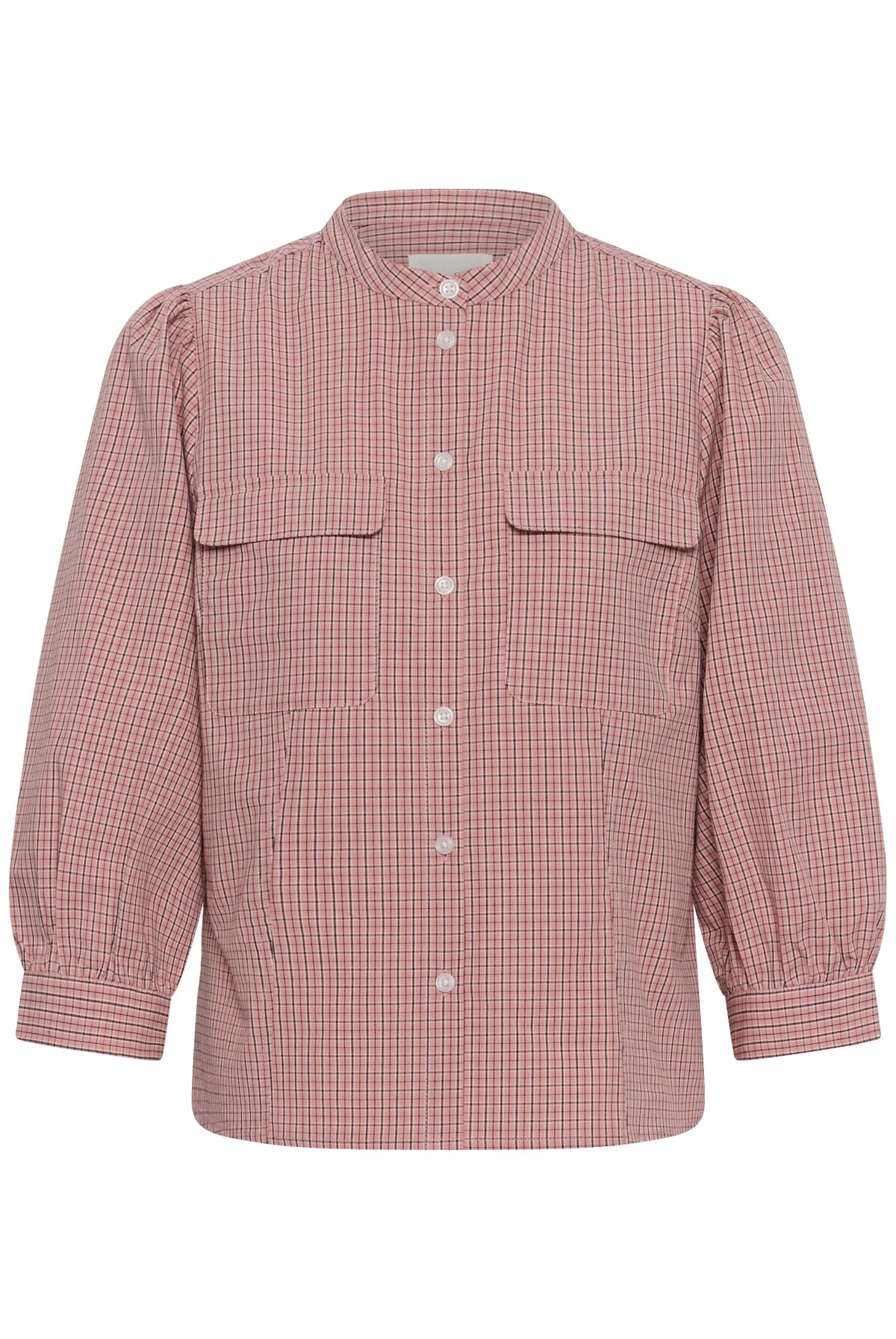 ChinettePW Shirt Brandied Apricot Check - 30551 - 30310819