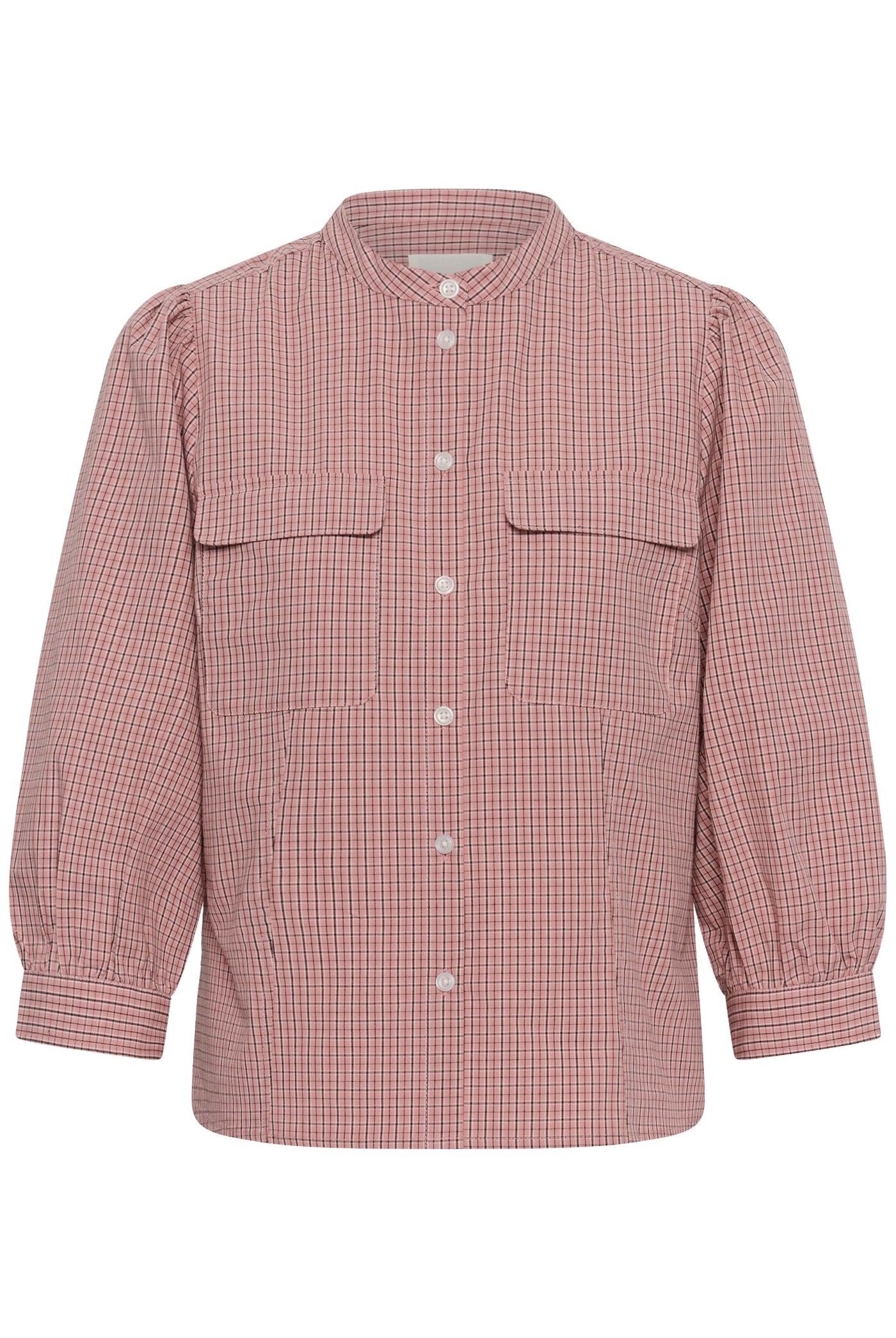 ChinettePW Shirt Brandied Apricot Check - 30551 - 30310819