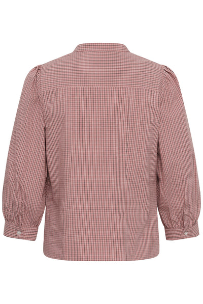 ChinettePW Shirt Brandied Apricot Check - 30551 - 30310819 Thumbnail