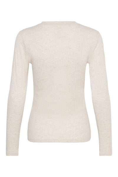 ChattiaPW Tshirt Whitecap Melange - 1203041 - 30310829 Thumbnail