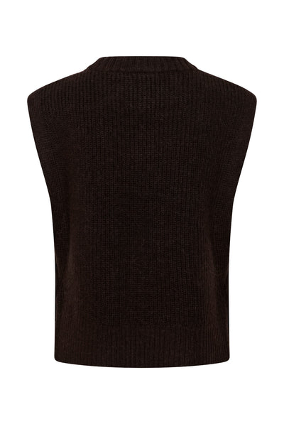 CharlyePW Waistcoat Mole Melange - 1911061 - 30310831 Thumbnail