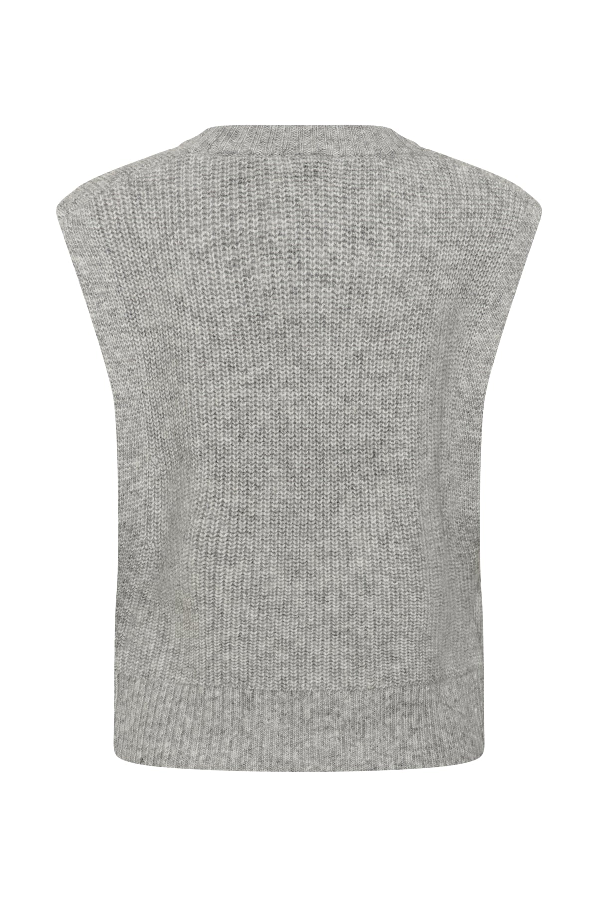 CharlyePW Waistcoat Medium Grey Melange - 1802011 - 30310831
