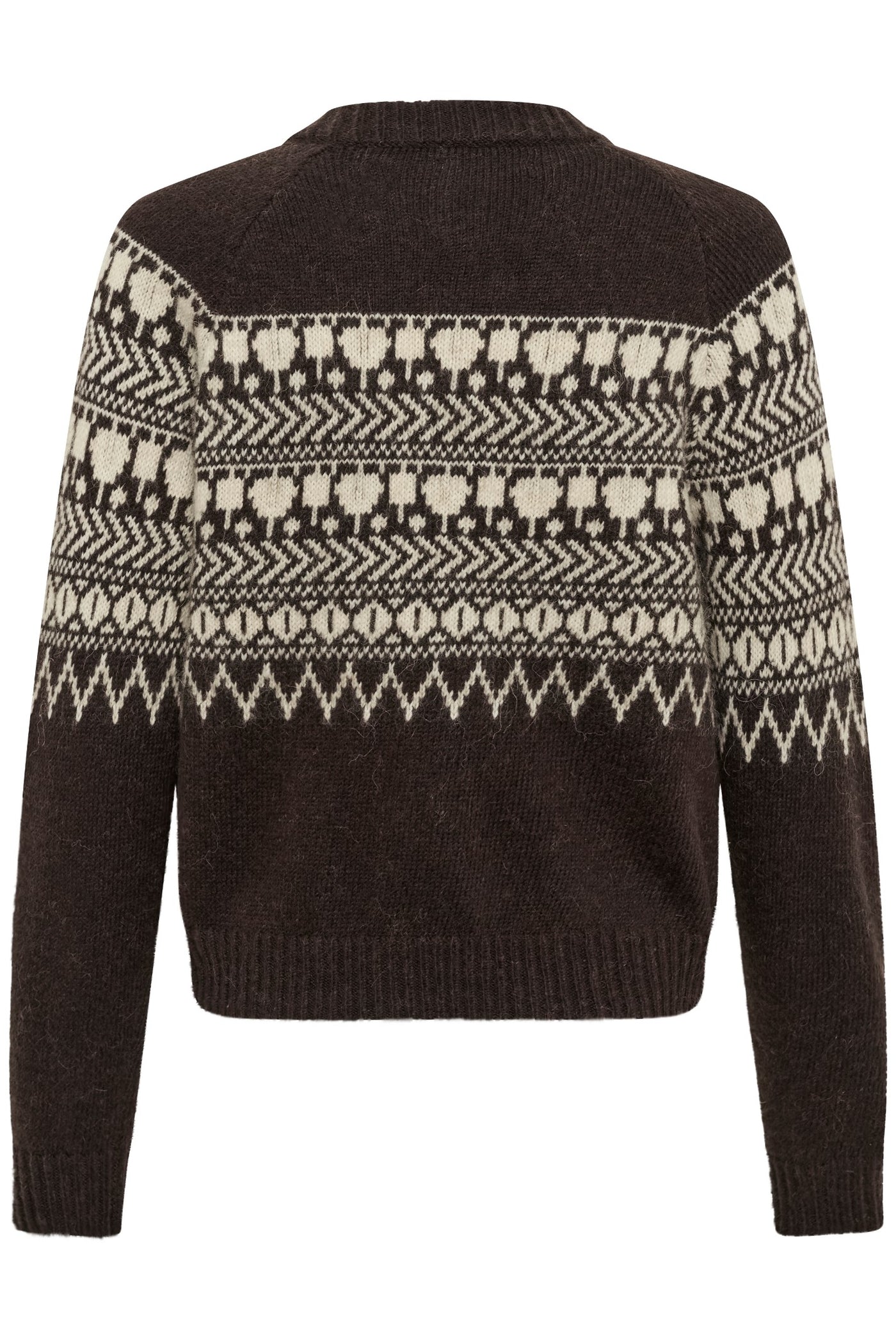 CharmainePW Cardigan Mole/Whitcap Jaquard - 305383 - 30310832