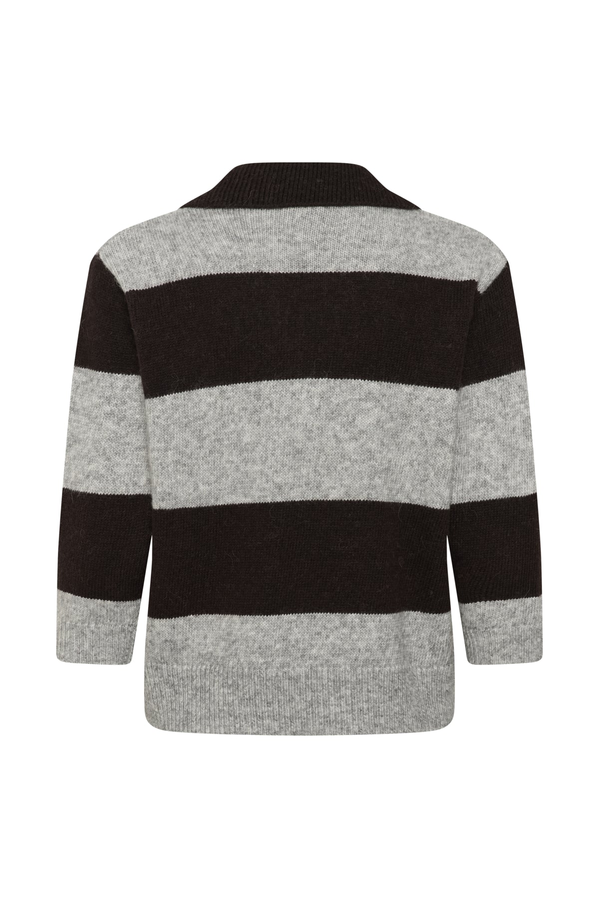 CharlottPW Pullover Mol‚/Grey melange stripe - 305 - 30310833