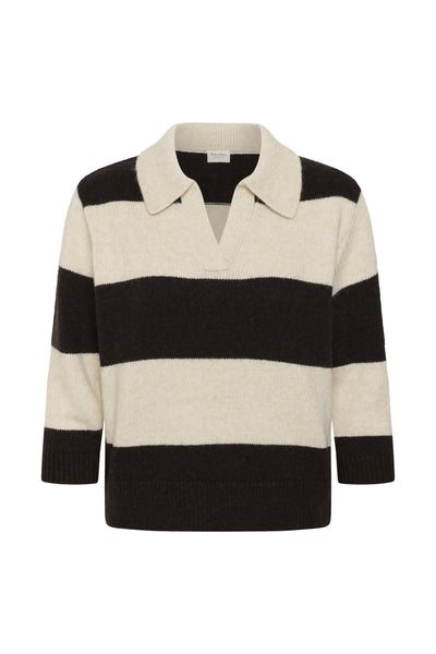 CharlottPW Pullover Whitecap Gray/Mol‚ Stripe - 30 - 30310833 Thumbnail