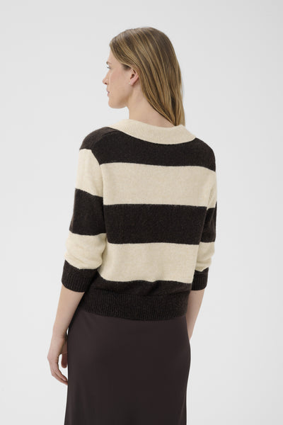 CharlottPW Pullover Whitecap Gray/Mol‚ Stripe - 30 - 30310833 Thumbnail