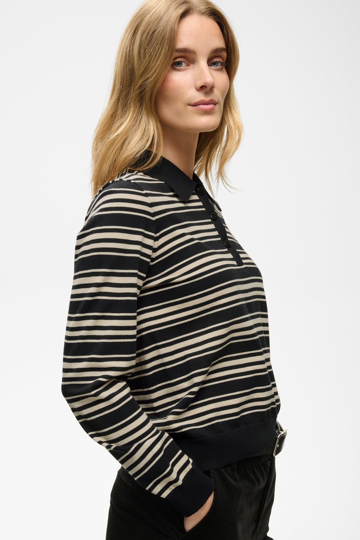 ChannanPW Pullover Black Stripe - 305357 - 30310838
