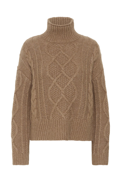 ChannaPW Pullover Medium Brown Melange - 305386 - 30310840 Thumbnail