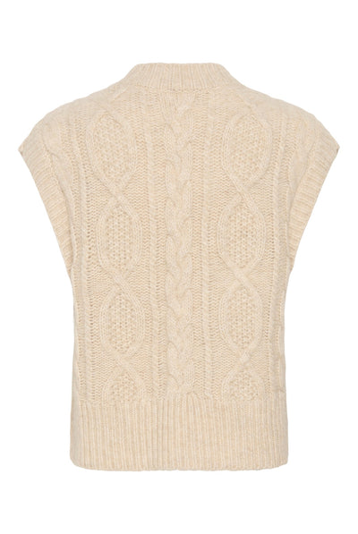 ChaninaPW Waistcoat Whitecap Melange - 1203041 - 30310841 Thumbnail