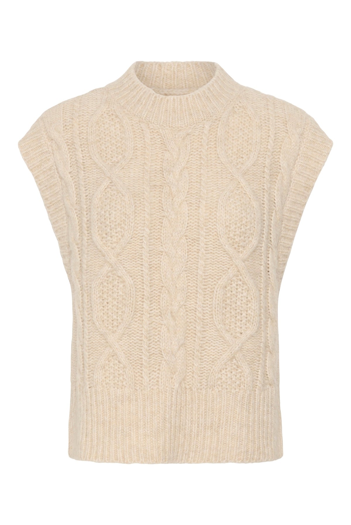 ChaninaPW Waistcoat Whitecap Melange - 1203041 - 30310841