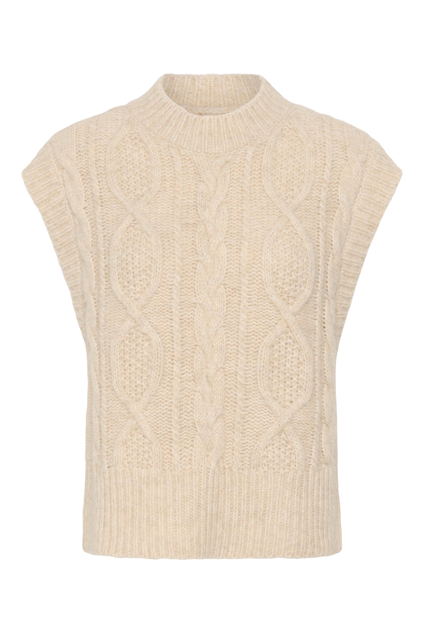 ChaninaPW Waistcoat Whitecap Melange - 1203041 - 30310841