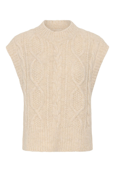 ChaninaPW Waistcoat Whitecap Melange - 1203041 - 30310841 Thumbnail