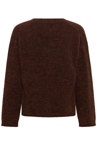 ChanillaPW Pullover Downtown Brown Melange - 19122 - 30310842 Thumbnail