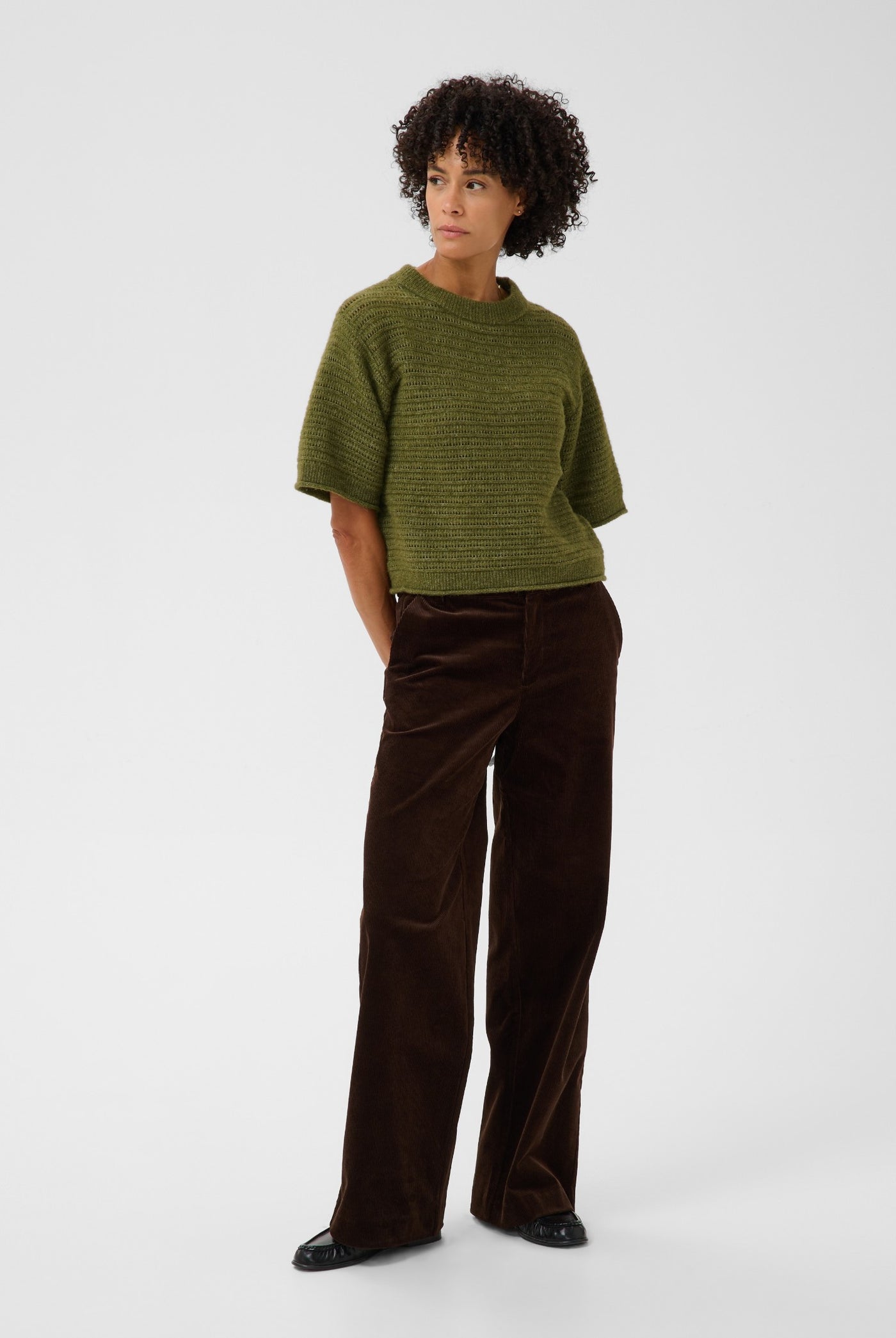 CerysPW Pullover Green melange - 305346 - 30310846