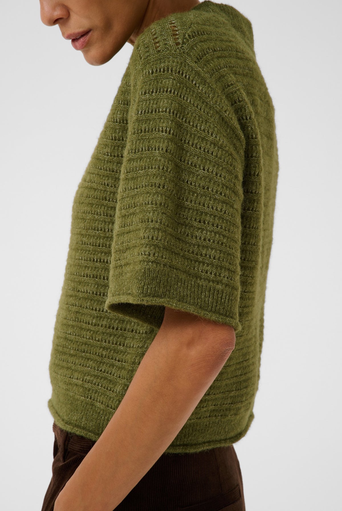 CerysPW Pullover Green melange - 305346 - 30310846