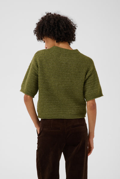 CerysPW Pullover Green melange - 305346 - 30310846 Thumbnail