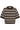 CerysPW Pullover Brown/French Oak Stripe - 3053 - 30310846