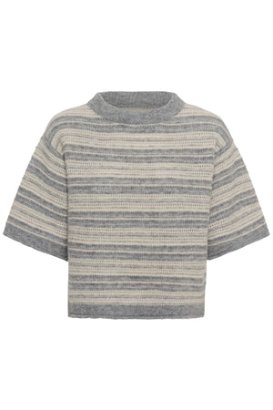 CerysPW Pullover Grey/French Oak Stripe - 30537 - 30310846