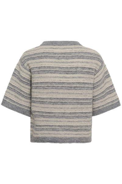 CerysPW Pullover Grey/French Oak Stripe - 30537 - 30310846 Thumbnail