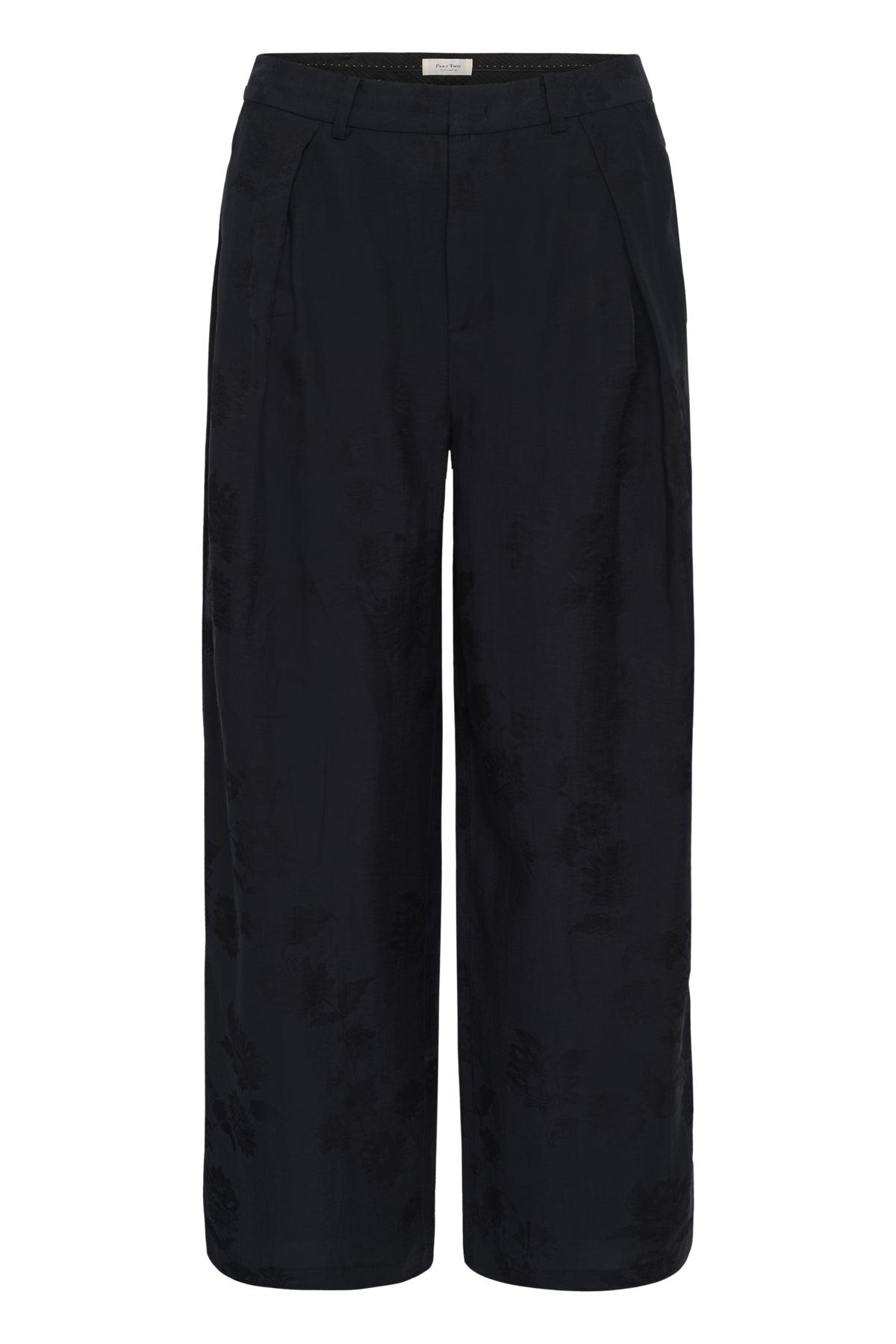CathleenPW Pants Dark Navy Flower Jaquard - 305 - 30310855