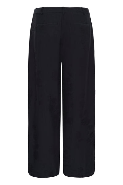 CathleenPW Pants Dark Navy Flower Jaquard - 305 - 30310855 Thumbnail