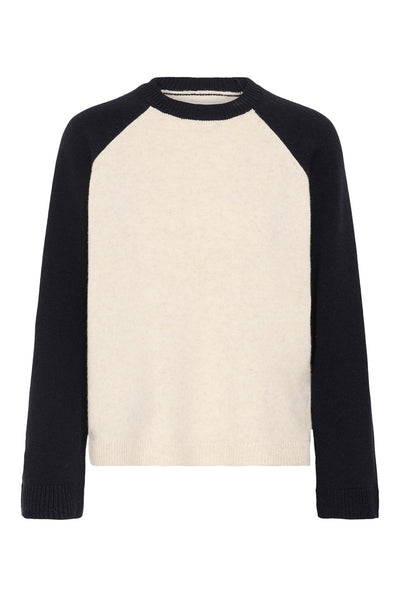 CleoPW Pullover Oatmeal/Navy Colorblock - 3053 - 30310866 Thumbnail