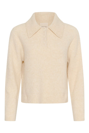 CarilinaPW Pullover Whitecap Gray - 120304 - 30310869