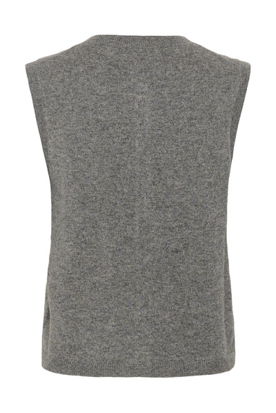 CaniaPW Waistcoat Medium Grey Melange - 1802011 - 30310872 Thumbnail