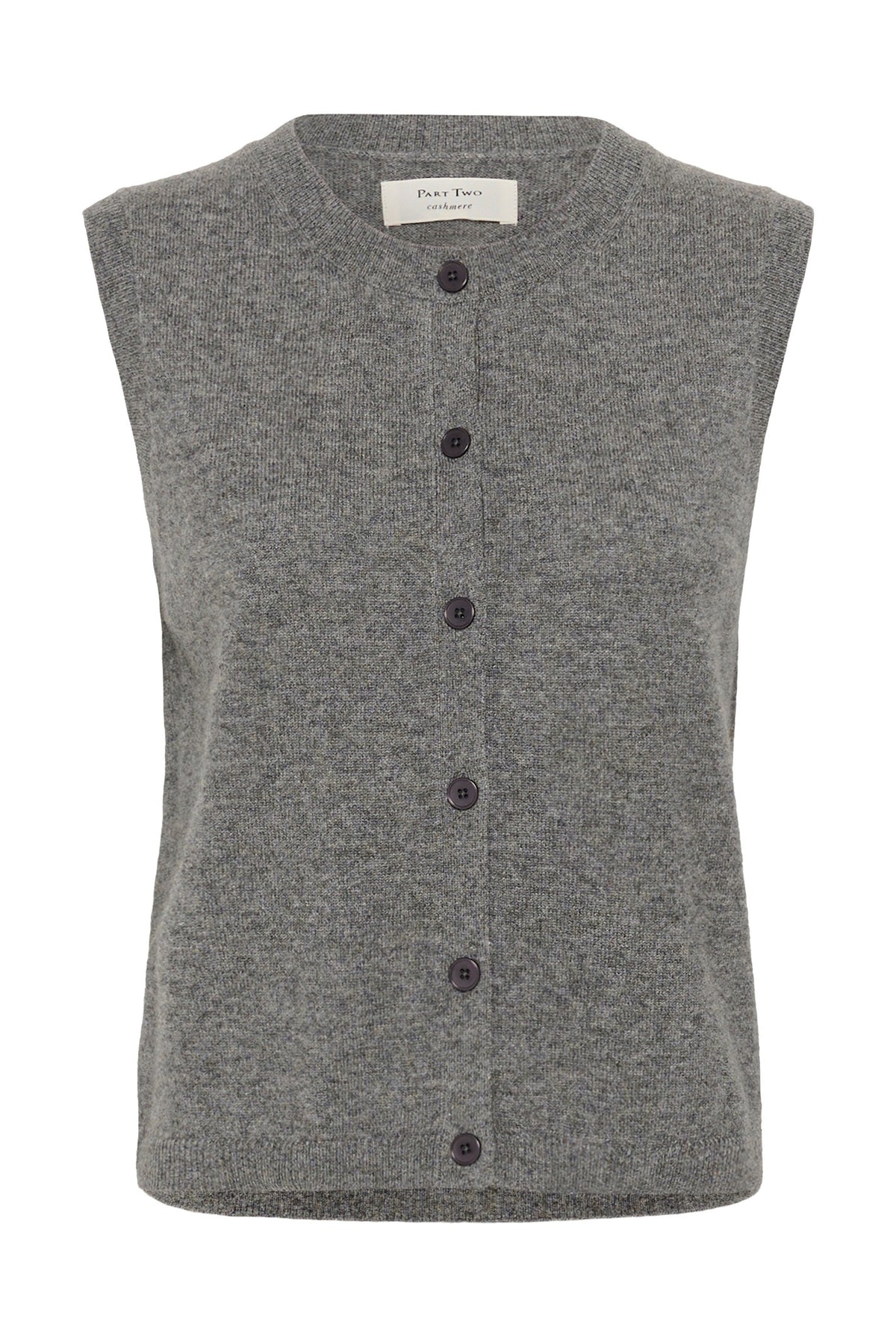 CaniaPW Waistcoat Medium Grey Melange - 1802011 - 30310872