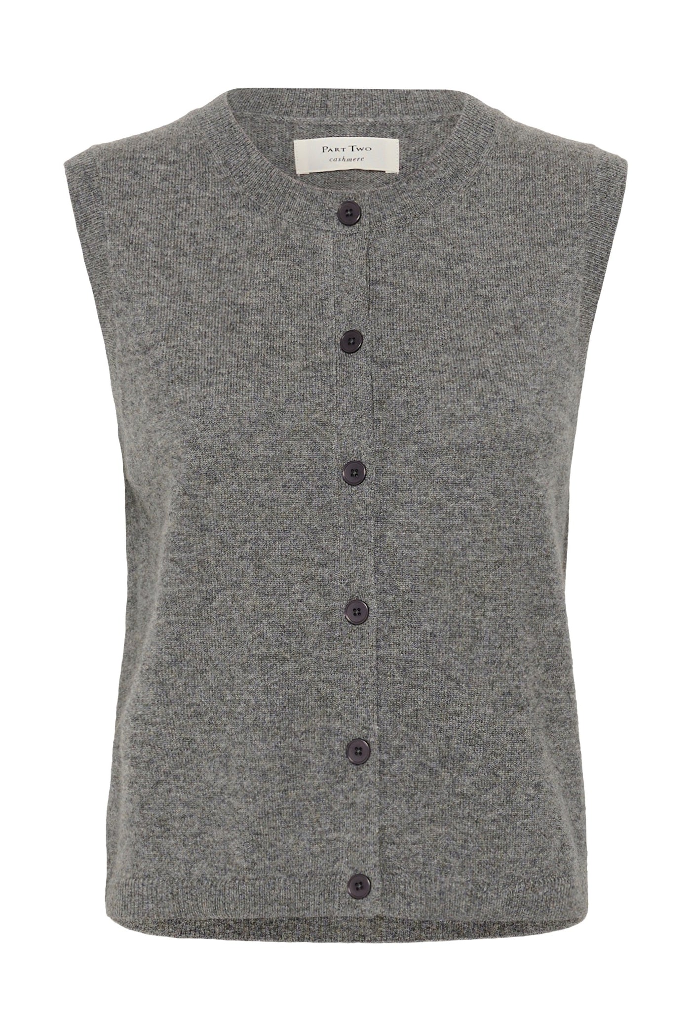 CaniaPW Waistcoat Medium Grey Melange - 1802011 - 30310872