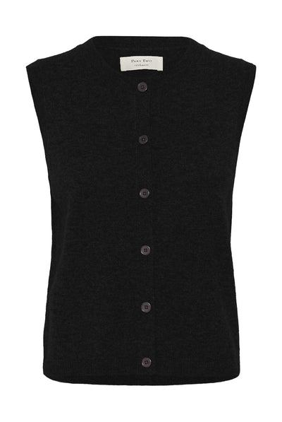 CaniaPW Waistcoat Black - 194008 - 30310872 Thumbnail