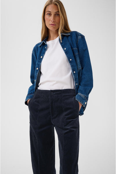 NettaPW Pants Dark Navy - 194013 - 30310895 Thumbnail