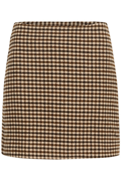 JulissaPW Skirt Brown Check - 305379 - 30310903 Thumbnail