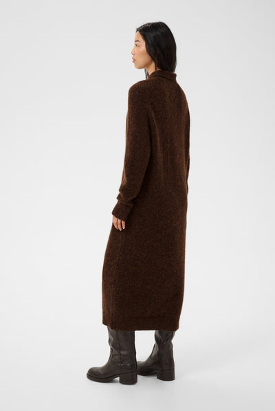 ChiliePW Dress Downtown Brown Melange - 19122 - 30310913 Thumbnail