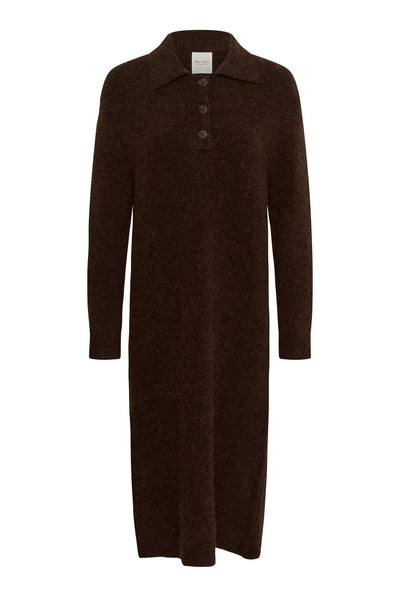 ChiliePW Dress Downtown Brown Melange - 19122 - 30310913 Thumbnail