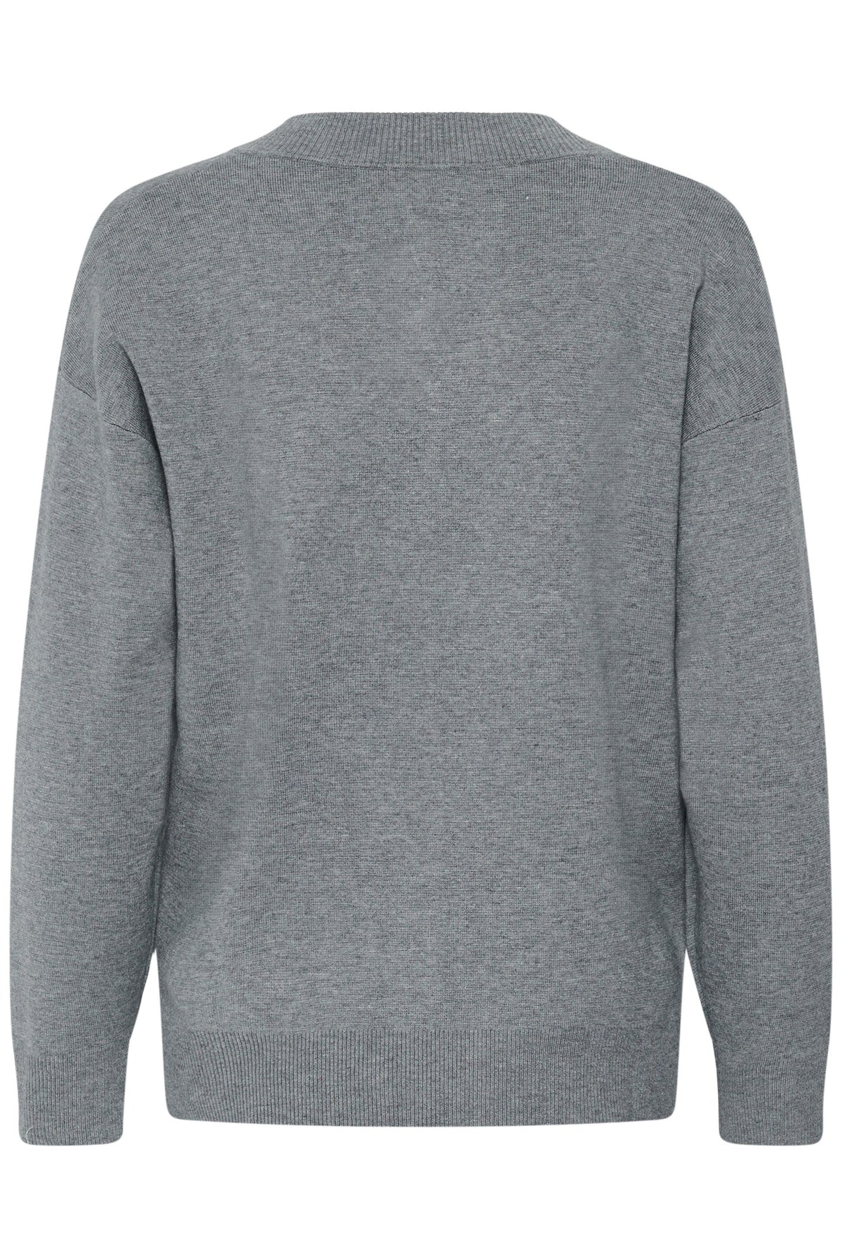ChantallyPW Pullover Medium Grey Melange - 1802011 - 30310916