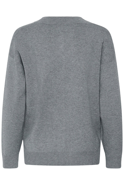 ChantallyPW Pullover Medium Grey Melange - 1802011 - 30310916 Thumbnail