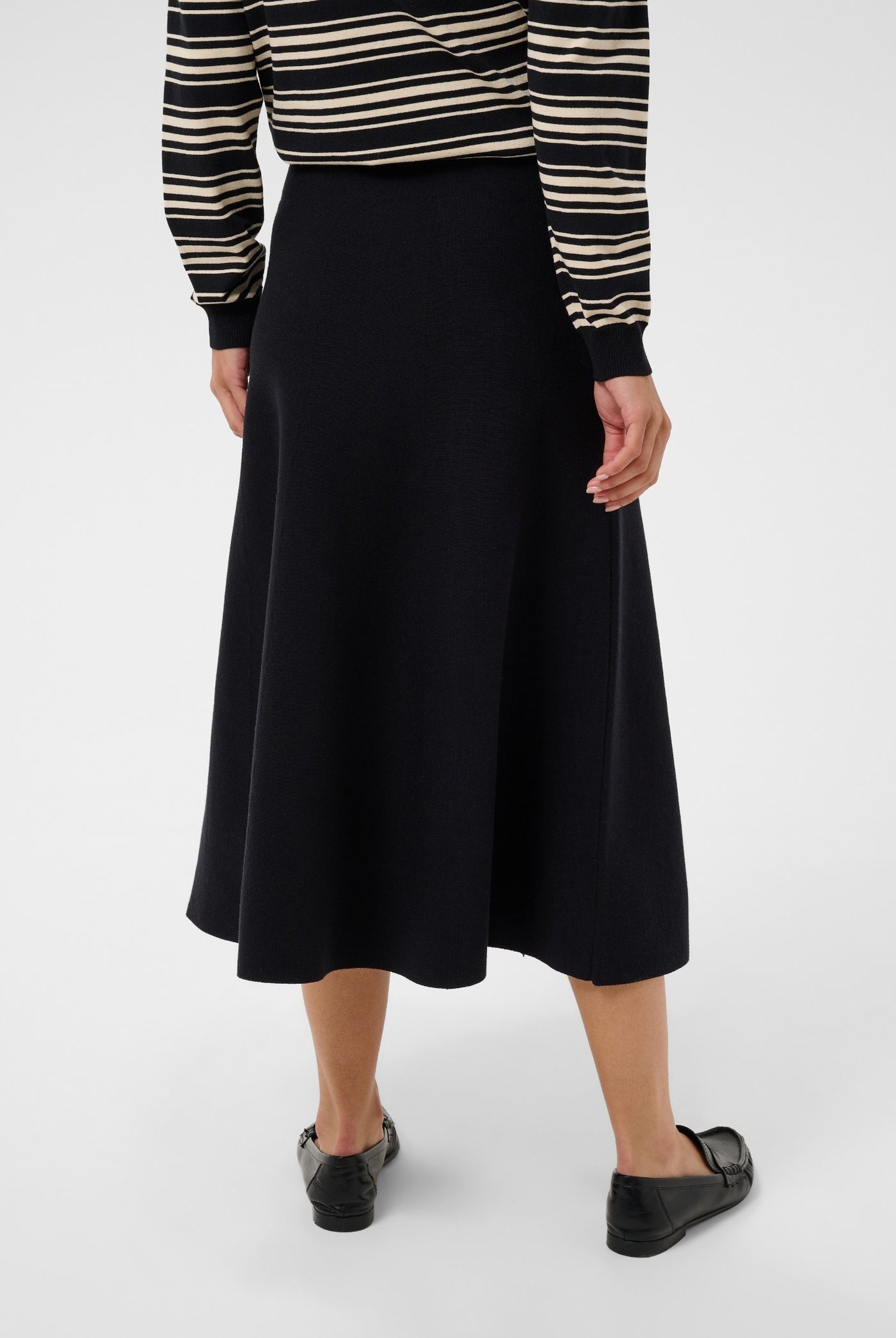 VikesaPW Flared skirt Black - 194008 - 30310917