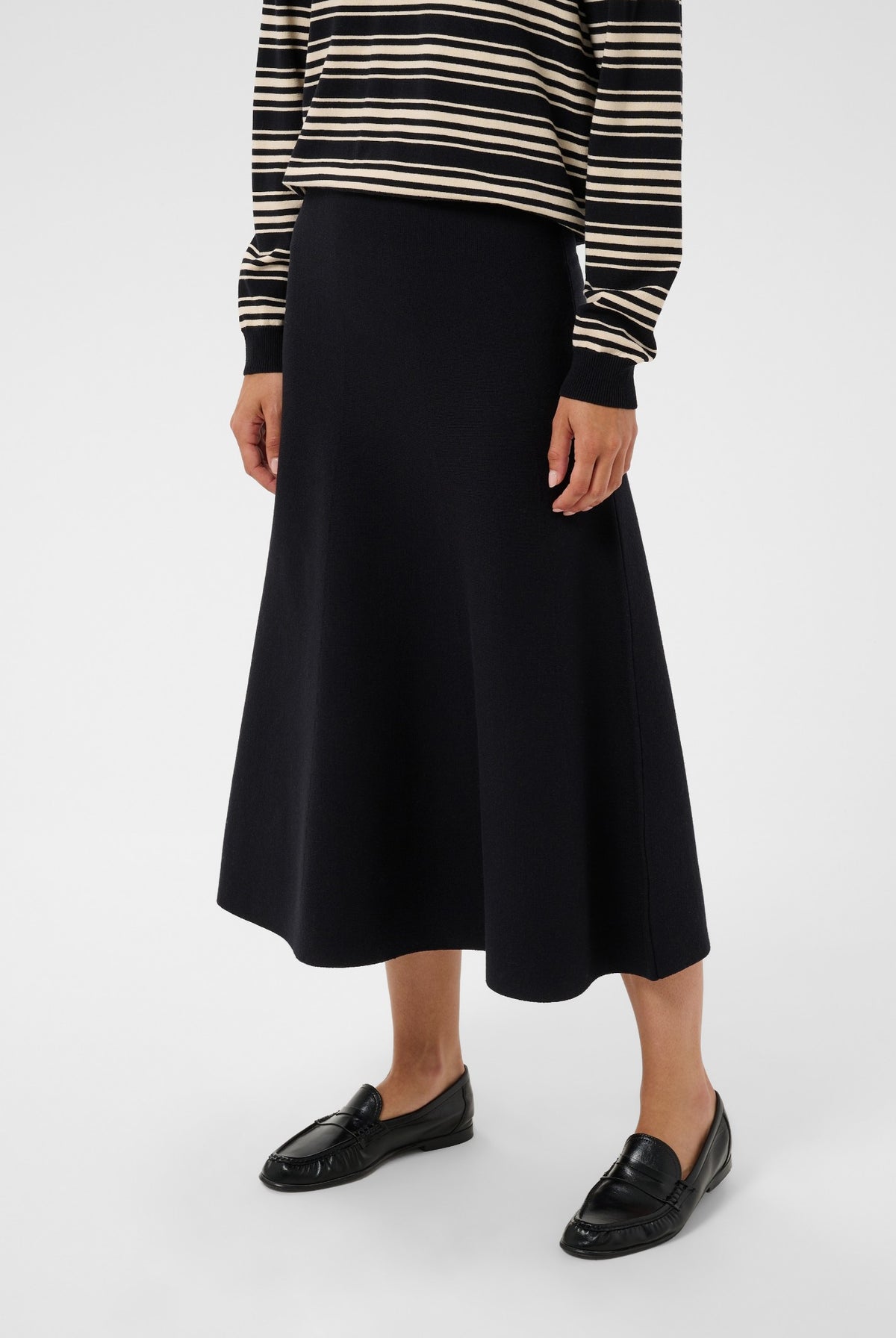 VikesaPW Flared skirt Black - 194008 - 30310917