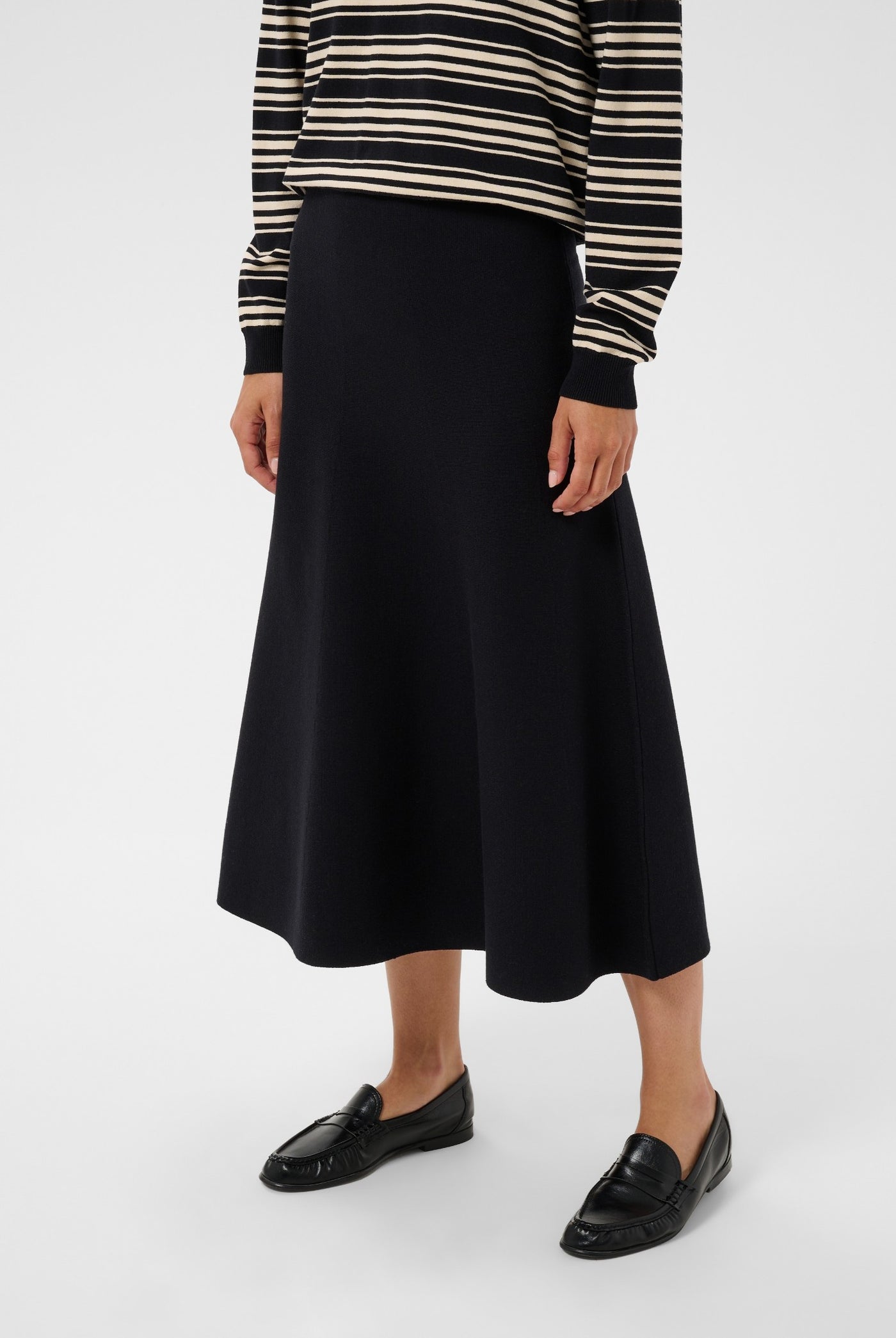 VikesaPW Flared skirt Black - 194008 - 30310917
