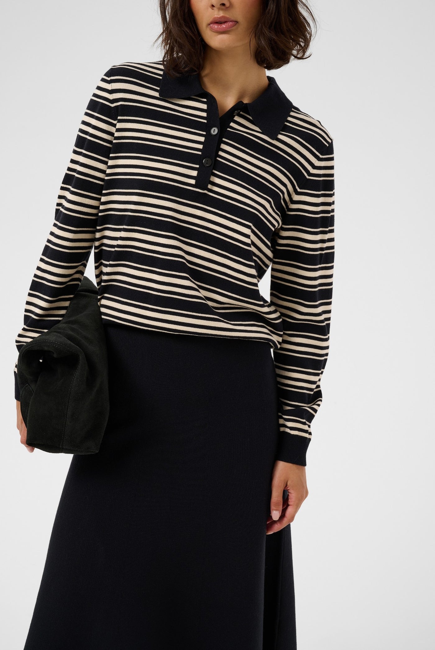 VikesaPW Flared skirt Black - 194008 - 30310917